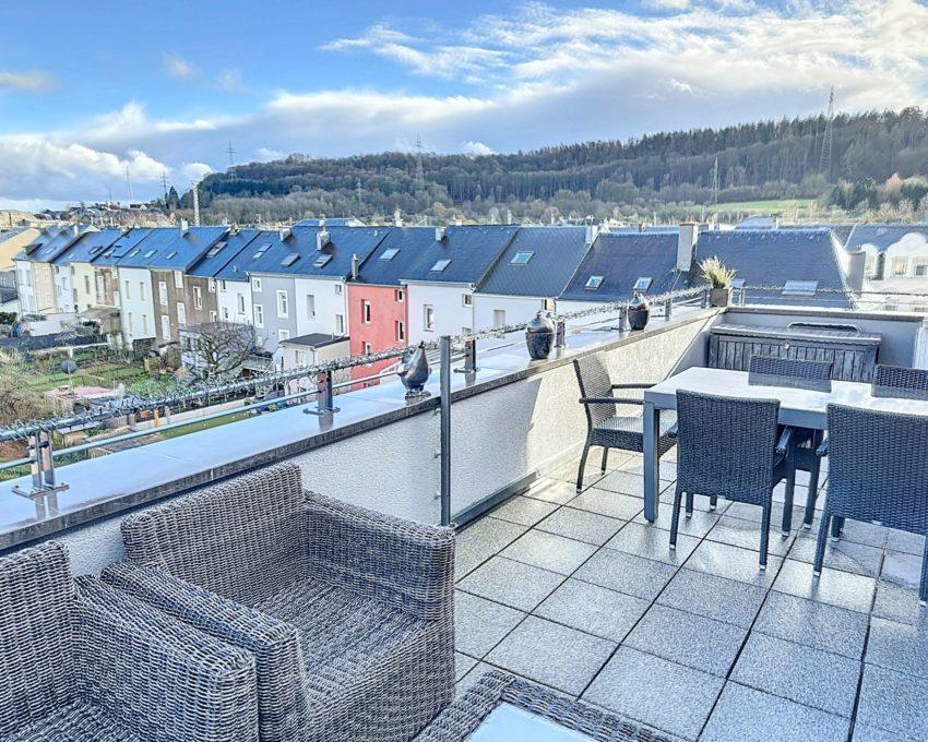 Appartement avec terrasses d’exception au cœur de Pétange